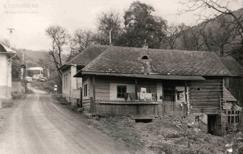 Drevenica v Drienici (zbúraná koncom 70-tych rokov)