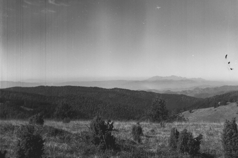 Údolie Ľutinky z vrchu Čergov