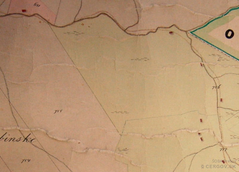 Dolná časť obce Ambrušovce.