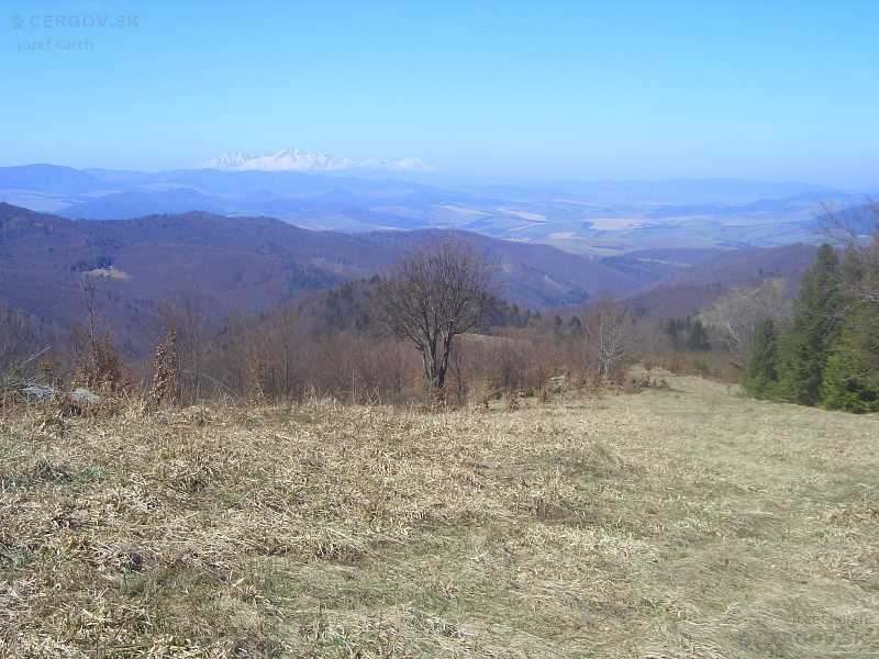 Pohľad na Tatry spod Malého Minčola