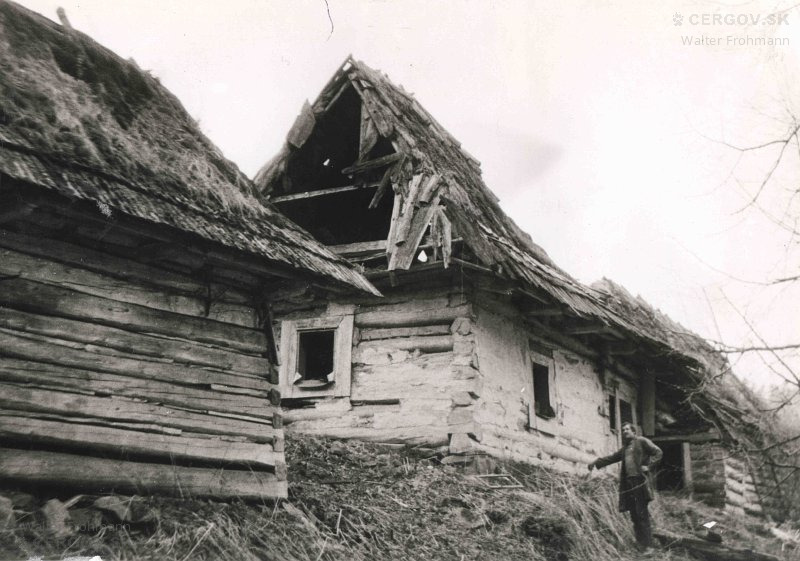 Pôvodná drevenica v osade Baranie