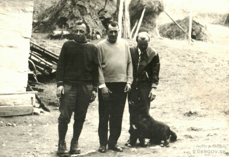 Zľava: Jozef Potoček, Štefan Blaščák a jeho syn František.