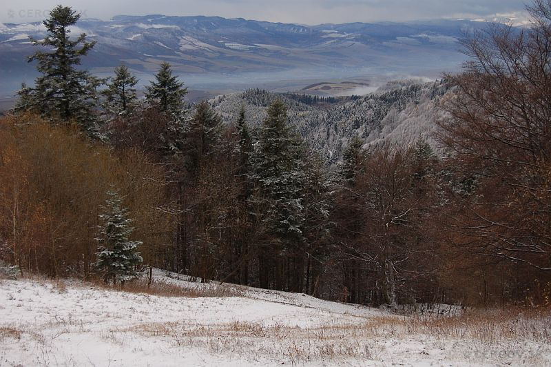 Pohľad z hornej stanice lanovky