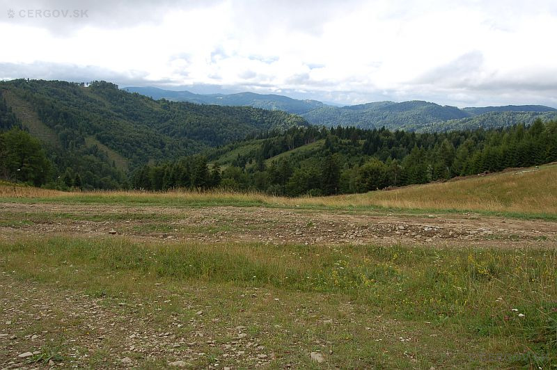 Pohľad zo sedla Lysá